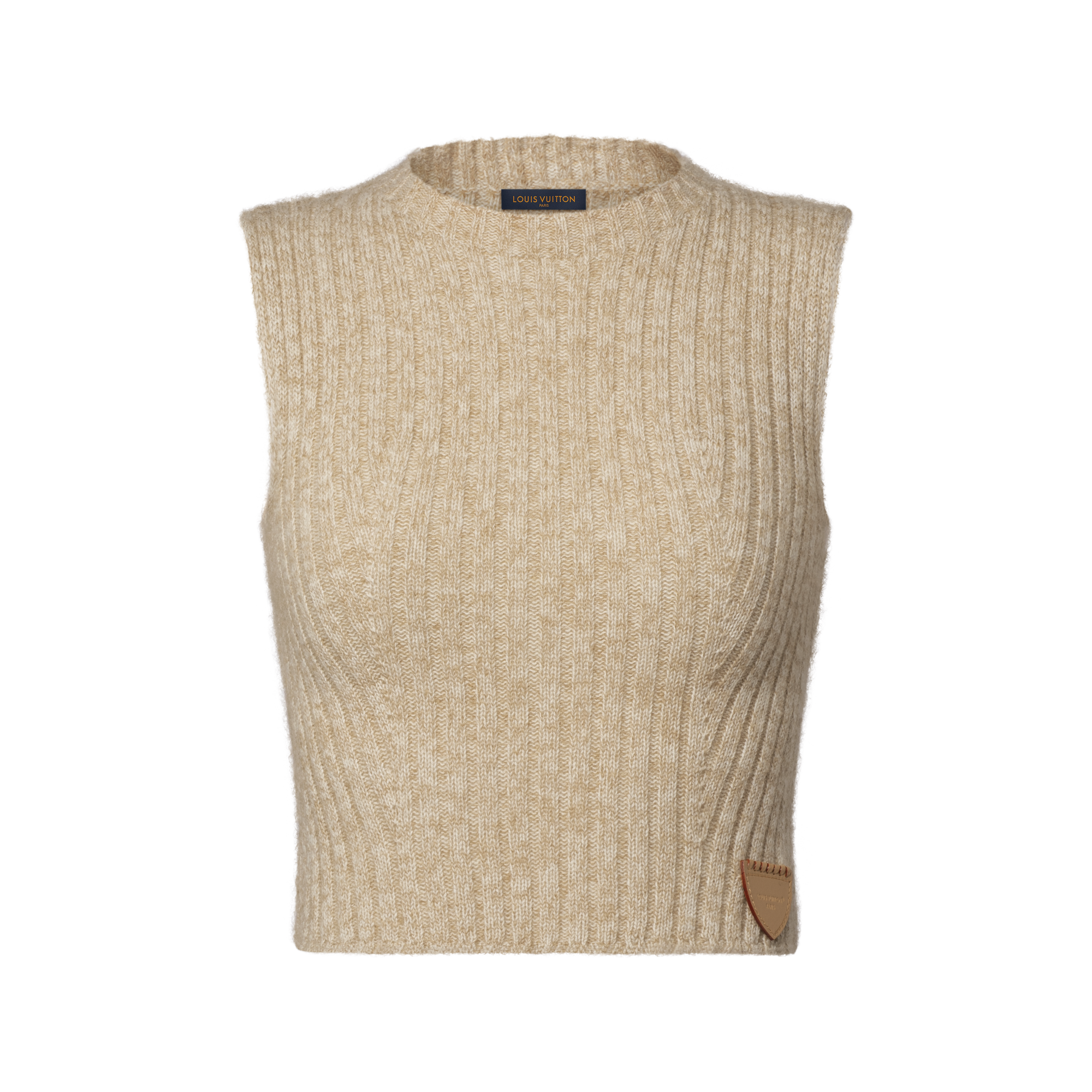 Cropped Ribbed Knit Top - Fall-Winter 2026 Collection 1AKVMF